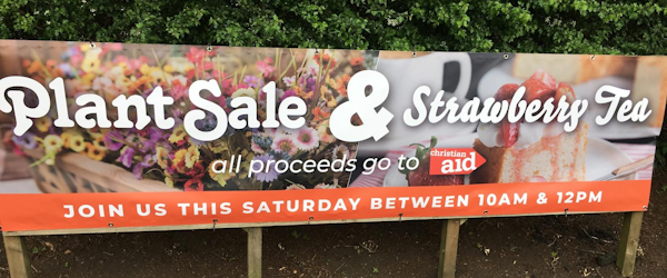Christian Aid Plant Sale & Strawberry Tea